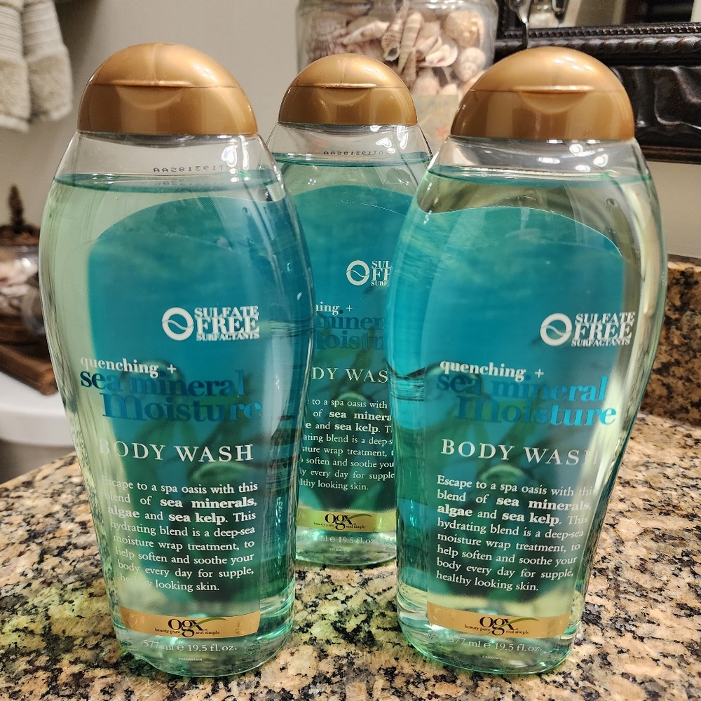 OGX Body wash.